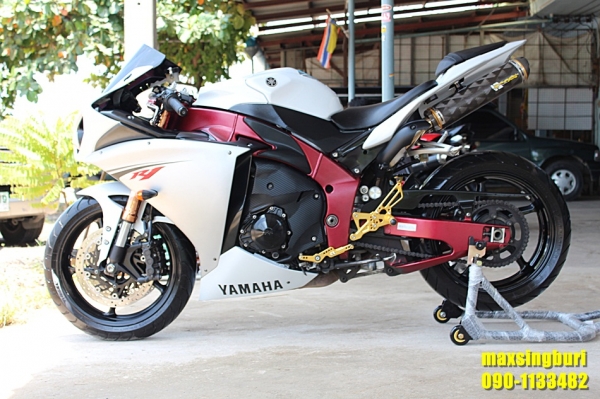 แม็กสิงห์บุรี//YAMAHA R1 ปี2009 LIMITED  พร้อมของแต่ง ทะเบียนแท้โอนขนส่ง 529000 ด่วน
