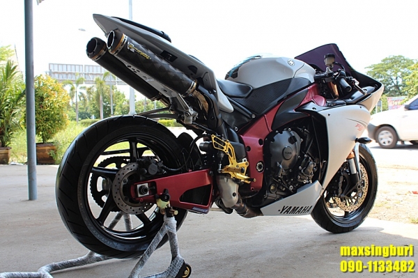แม็กสิงห์บุรี//YAMAHA R1 ปี2009 LIMITED  พร้อมของแต่ง ทะเบียนแท้โอนขนส่ง 529000 ด่วน