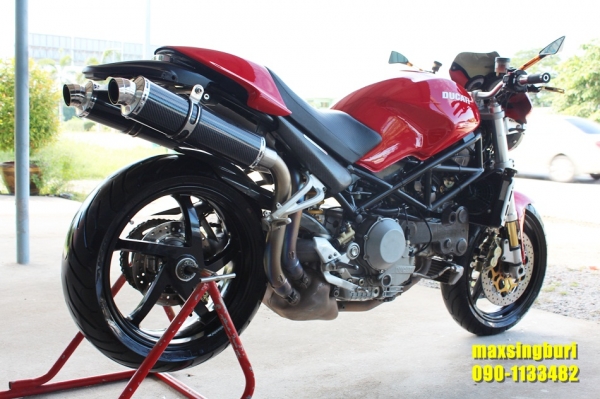 แม็กสิงห์บุรี//DUCATI MONSTER S4R 996CC ปี2004 แต่งหล่อๆ อินวอย+สรรพาสมิตร 235000 ด่วน