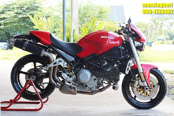 แม็กสิงห์บุรี//DUCATI MONSTER S4R 996CC ปี2004 แต่งหล่อๆ อินวอย+สรรพาสมิตร 235000 ด่วน