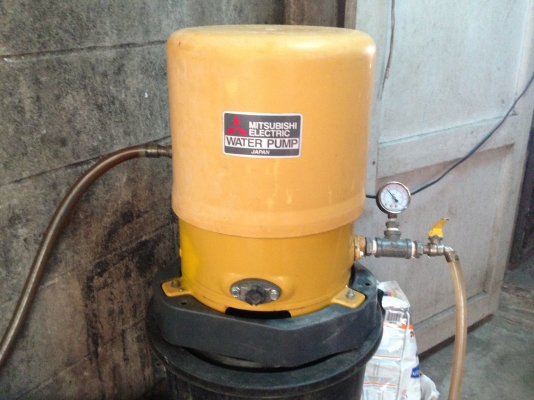 ขายปั้มน้ำอัตโนมัติ mitsubishi 100 W สภาพสวย พร้อมใช้งาน รับประกันคุณภาพ ดูประวัติการขายผมได้ครับ