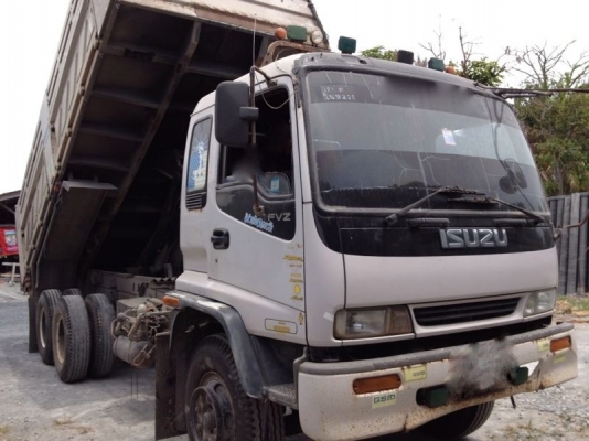 รถอีซูซุ 10 ล้อดั้ม FVZ 195 แรงม้า ปี 42  สนใจติดต่อ 081 - 6079515