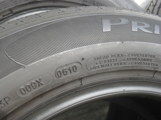 ยาง MICHELIN 225/55R16 ปี10 สวยๆ 4 เส้น ราคา 2200 บาท