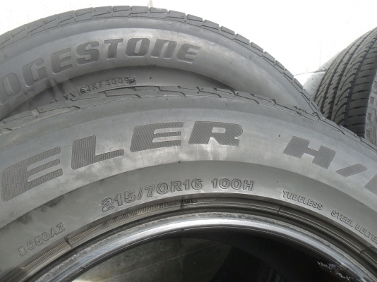 ยาง 215/70R16 ปี12 สวยๆ 4 เส้น ราคา 2200 บาท