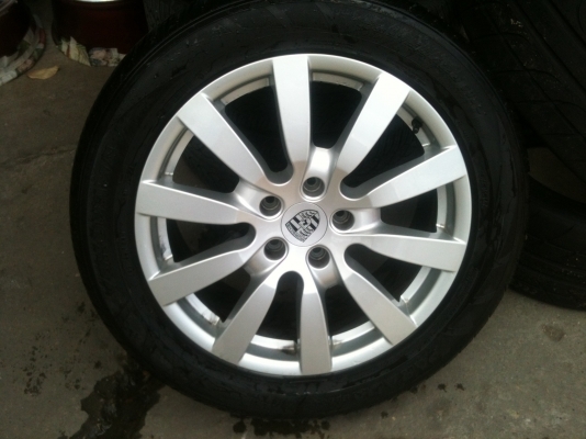 ล้อปอเช่คาร์เยน 20"พร้อมยางYOKOHAMAเดือน9/2011