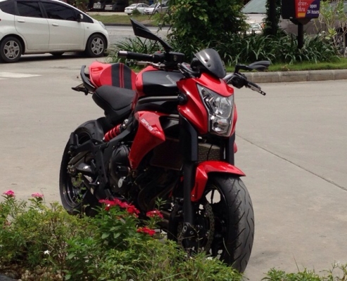 ขาย ER6N 2012 สีแดง ใส่ล้อzx10 ขายดาวน์ หรือสด