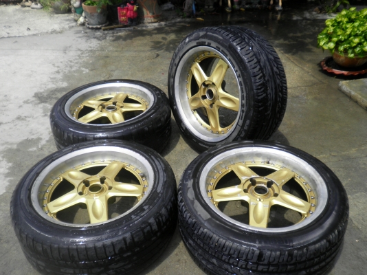 แม็กแท้ๆ ขอบ17สวย 9นิ้ว  5-114.3 งาน2ชิ้น (เจแปน)