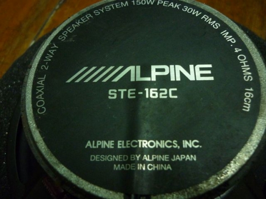 ลำโพง Alpine ลำโพง Alpine