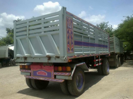 ขายรถพ่วง 18 ล้อ 2 เพลา แม่-ลูก กระบะเหล้กดั้ม ISUZU FXZ 240 นางฟ้าแท้ รถสวยราคาถูกสนใจรีบจองด่วน