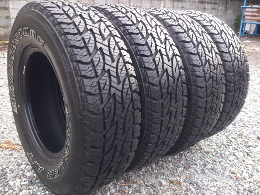 ขายยาง บริสโตร์ 245/75R16 ยางปี07 ดอกยางลึกนื่มใช้งานน้อย (ไม่มีปะ) จำนวน 4 เส้น