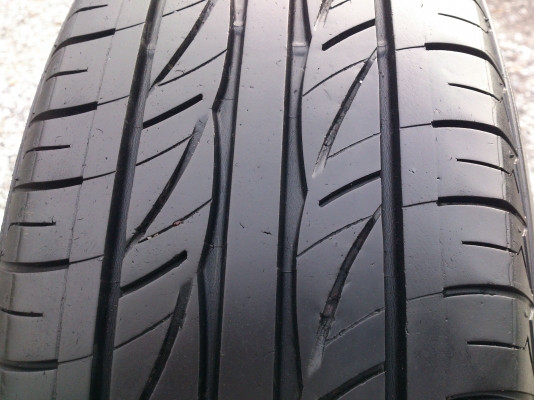 ขายแม็ก LANSO SAMURAI พร้อมยางบริสโตร์ 185/65R15 ยางปี10 สวยๆ จำนวน 1 ชุด