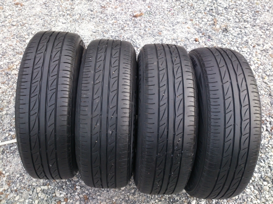 ขายแม็ก LANSO SAMURAI พร้อมยางบริสโตร์ 185/65R15 ยางปี10 สวยๆ จำนวน 1 ชุด
