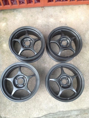 ขายล้อ PRO1 ขอบ15 กว้าง6.5 4/100 สีเทากัลไหม่ๆ ถูกๆ 7800