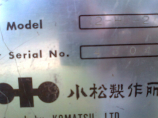 รถขุด KOMATSU 12HD-2 เครื่องดี ปั้มดี ช่วงล่างสวยมาก ระบบการทำงานดี