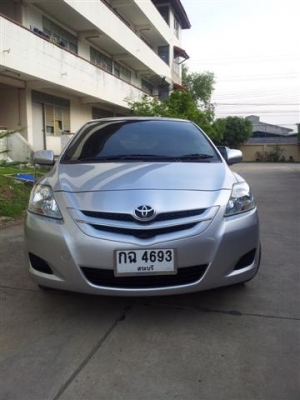 TOYOTA SOLUNA VIOS 1.5 E สีบรอนซ์เงิน ปี 2009