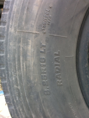 ยางหกล้อมือ2 8.25 ขอบ 16 ยางหกล้อมือ2 8.25 ขอบ 16