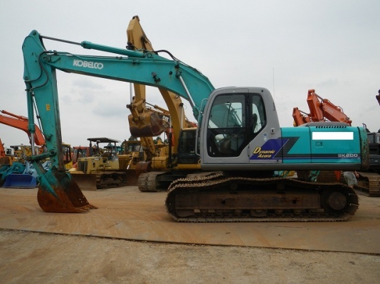 New stock KOBELCO SK200-6E YN08 ใบแทร็คกว้าง 800 mm สวย นำเข้าจากญี่ปุ่น