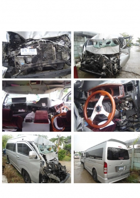 +++++ขายซากรถตุ้ TOYOTA Commuter ปี 2007  ราคา 380,000 พร้อมเล่มทะเบียน+++++