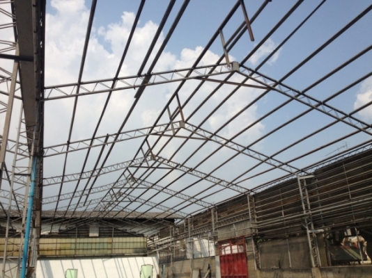 ขายโครงสร้าง 12x45 เมตร 2 หลังแฝด สภาพสวย ราคาไม่แพง