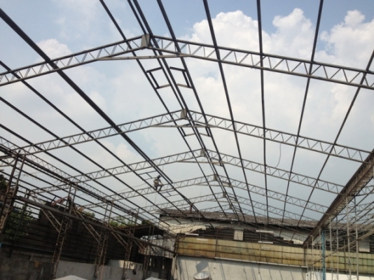 ขายโครงสร้าง 12x45 เมตร 2 หลังแฝด สภาพสวย ราคาไม่แพง