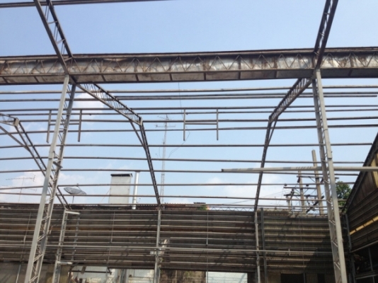 ขายโครงสร้าง 12x45 เมตร 2 หลังแฝด สภาพสวย ราคาไม่แพง