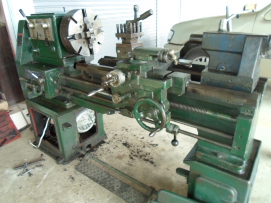 แท่นกลึง 3 เพลา เกียร์บล็อก 5 ฟุต  65000