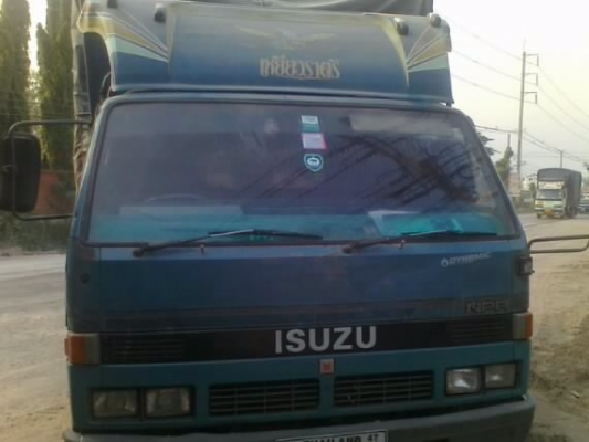 ISUZU NPR 115 HP 4BD1 ปี 36 แก้มเหลือง กระบะคอกเหล็กยาว 4.30 เมตร เครื่องดี ภายในสวยครบ เกียร์สั้น ช่วงล่างเฟืองท้ายใหญ่ติด F ครบแล้ว คัชซีสวยไม่มีดาม ยาง 8.25 ขอบ 16 สภาพดี 70\% พร้อมใช้งาน เอกสารทะเบียนภาษีครบพร้อมโอนครับ