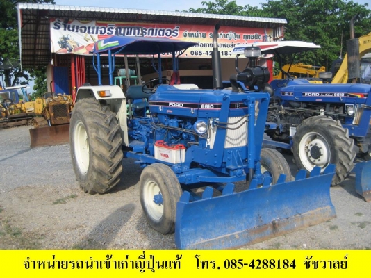 รถไถ FORD 6600 เครื่อง T5 มีชุดดันหน้าหางหลัง2หาง