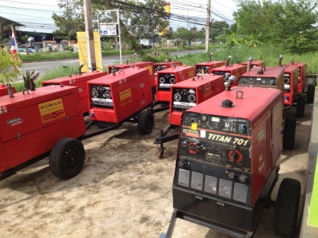 เครื่องเชื่อมสนาม lincoln 400AS (มีหลายเครื่องครับ ^^ )