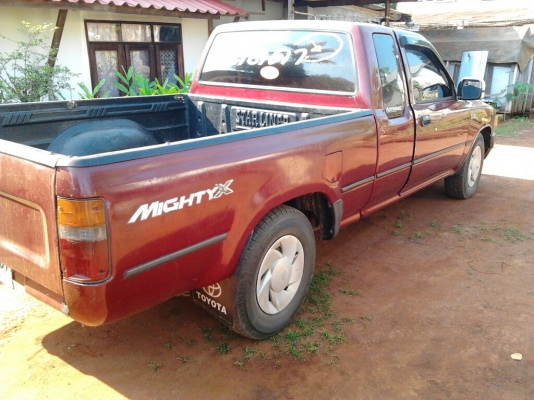 ขาย กระบะแค็ป ไมตี้เอ็กซ์ 2.5 ปี39/96 โปร่งหลังแท้ เครื่องแน่นๆ พ.พาวเวอร์ แอร์ CD-MP3 พร้อมจอ เครื่องเสียง บึ้ม ภายในดี เบาะไม่ขาด ช่วงล่างแจ่ม คัสซีสวย สีดี มีเก็บมาบ้าง ฝากระโปงต้องเก็บสีเพิ่ม ยางดี พื้นปูกระบะ พร้อมใช้งาน***ขายแล้วครับ ขอบคุณ Truck2ha