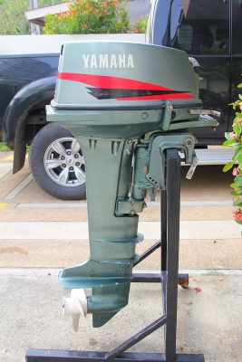 ขายYamaha 15แรง หางยาว พร้อมพวงมาลัย