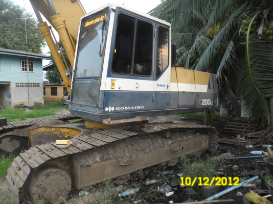 ขายแม็กโครKOMTASU-PC-200-5ไฟฟ้าครบพร้อมใช้ขายถูกเอกสารเล่มทะเบียน