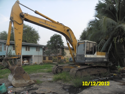 ขายแม็กโครKOMTASU-PC-200-5ไฟฟ้าครบพร้อมใช้ขายถูกเอกสารเล่มทะเบียน