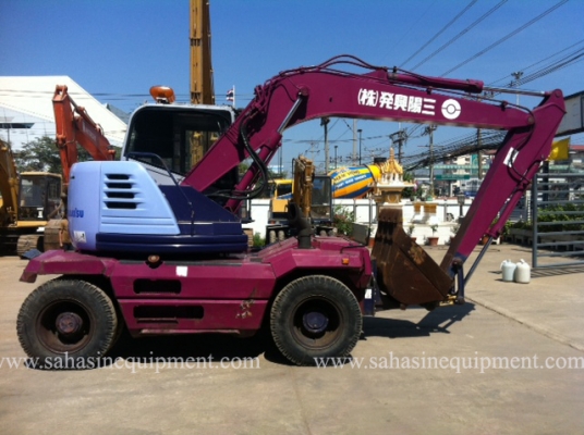 รถขุด PW128UU-1S บจก.สหสินอีควิปเม้นท์ โทร.081-5851880, 02-5168100-1 www.sahasinequipment.com