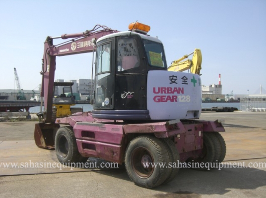 รถขุด PW128UU-1S บจก.สหสินอีควิปเม้นท์ โทร.081-5851880, 02-5168100-1 www.sahasinequipment.com