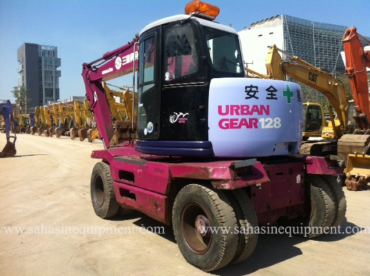 รถขุด PW128UU-1S บจก.สหสินอีควิปเม้นท์ โทร.081-5851880, 02-5168100-1 www.sahasinequipment.com