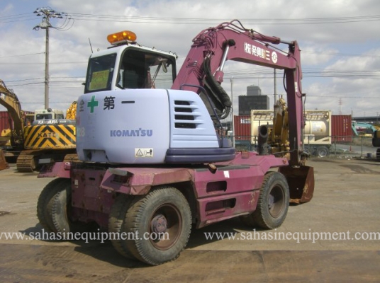 รถขุด PW128UU-1S บจก.สหสินอีควิปเม้นท์ โทร.081-5851880, 02-5168100-1 www.sahasinequipment.com