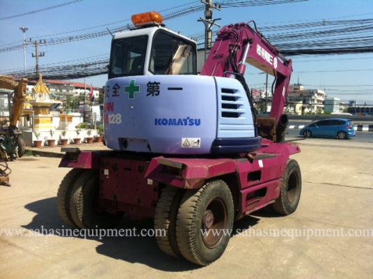 รถขุด PW128UU-1S บจก.สหสินอีควิปเม้นท์ โทร.081-5851880, 02-5168100-1 www.sahasinequipment.com