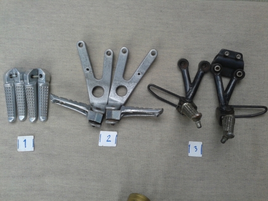 ลดสุดๆ พักเท้ามิืเนียม สายถักหม้อน้ำำEarls แท้ ปั้มแบรมโบ้