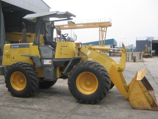 ขายถตักล้อยางเก่านอกWA100M-3 ขายถตักล้อยางเก่านอกWA100M-3