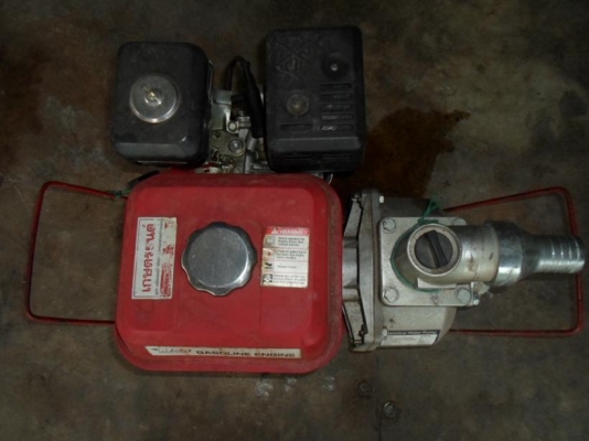 ขายเครื่องสูบน้ำ  มือสอง MSA 168F พร้อม ติดปั้มน้ำ ราคาถูก