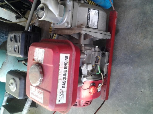 ขายเครื่องสูบน้ำ  มือสอง MSA 168F พร้อม ติดปั้มน้ำ ราคาถูก