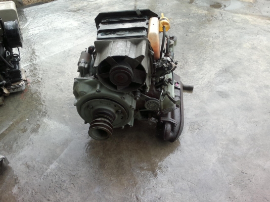 ขายเครื่อง 2 สูบเก่าญี่ปุ่นยี่ห้อ ยันม่าร์ รุ่น 2HS72 ขนาด 12 แรงม้าสตาร์ดกุญแจ สภาพสวย