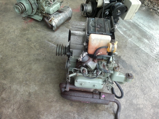 ขายเครื่อง 2 สูบเก่าญี่ปุ่นยี่ห้อ ยันม่าร์ รุ่น 2HS72 ขนาด 12 แรงม้าสตาร์ดกุญแจ สภาพสวย