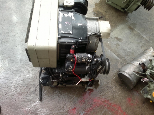 ขายเครื่อง 2 สูบเก่าญี่ปุ่นยี่ห้อมิตซูบิชิ รุ่น C50L ขนาด 10 แรงม้าสตาร์ดกุญแจสภาพสวย