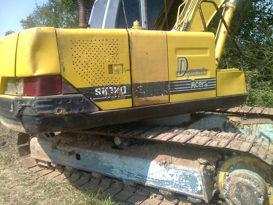 ขายรถแบคโฮ KOBELCO SK-120-T เก๋งน้ำเงิน เล่มทะเบียน ไฟฟ้าครบ รถสวย