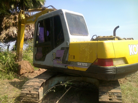 ขายรถแบคโฮ KOBELCO SK-120-T เก๋งน้ำเงิน เล่มทะเบียน ไฟฟ้าครบ รถสวย