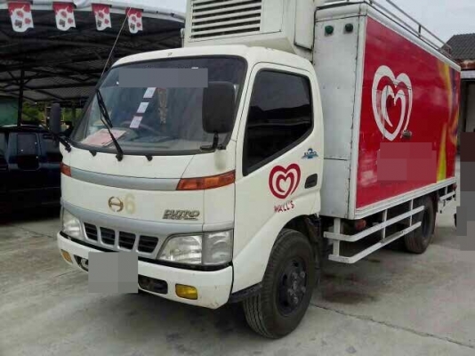ขาย6ล้อตู้น้ำแข็งไอติม HINO ดูโทตู้ยาว4.30เมตรปี51สวยๆสนใจโทร081-9701072