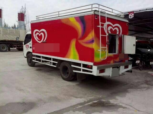 ขาย6ล้อตู้น้ำแข็งไอติม HINO ดูโทตู้ยาว4.30เมตรปี51สวยๆสนใจโทร081-9701072