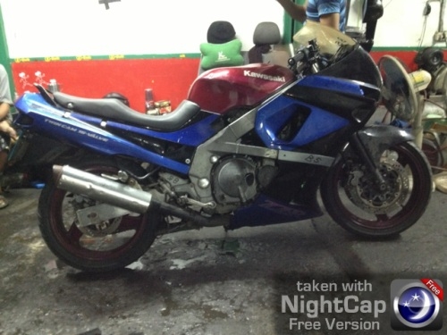 ขาย kawasaki ZZR400 ขาย ตามสภาพ 30000